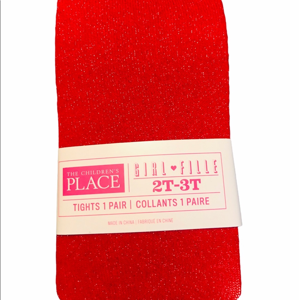CHILDREN’S PLACE | Red Sparkly Tights